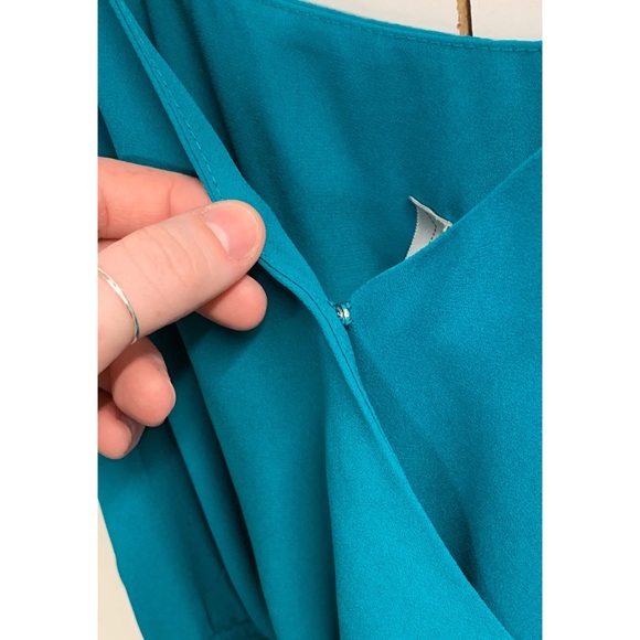 Flirty Teal Dress - Picture 3 of 5